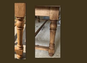 Esztergált asztalláb 05