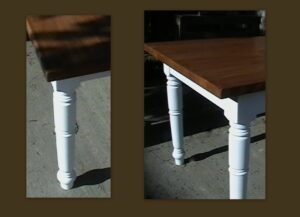 Esztergált asztalláb 08