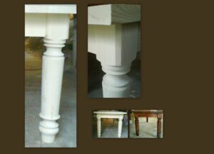 Esztergált asztalláb 09